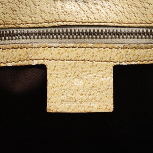 GUCCI GG Canvas Tote Bag Beige Gold - Picture 14 of 16